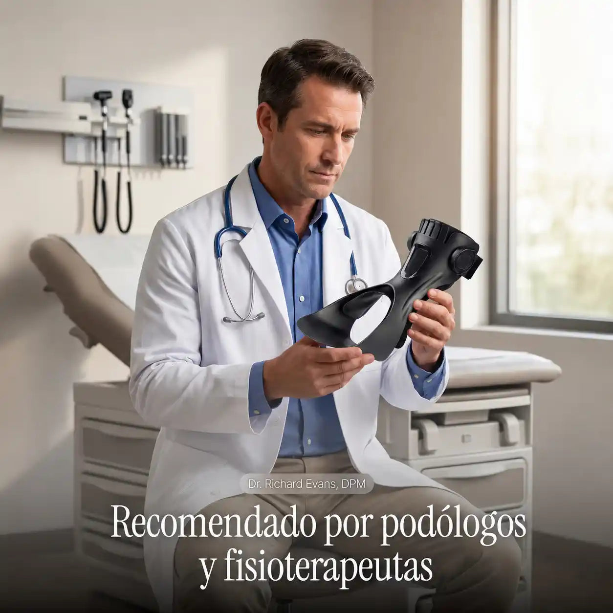 Ortesis discreta para pie caído