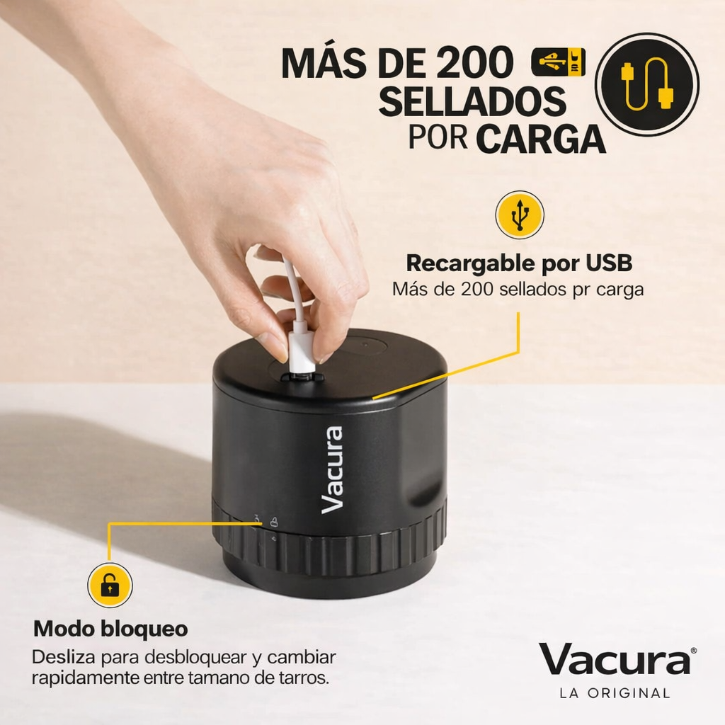 Vacura - Sellador al vacío